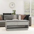 Couchtisch Grau Sonoma 102,5x55x44 cm Holzwerkstoff