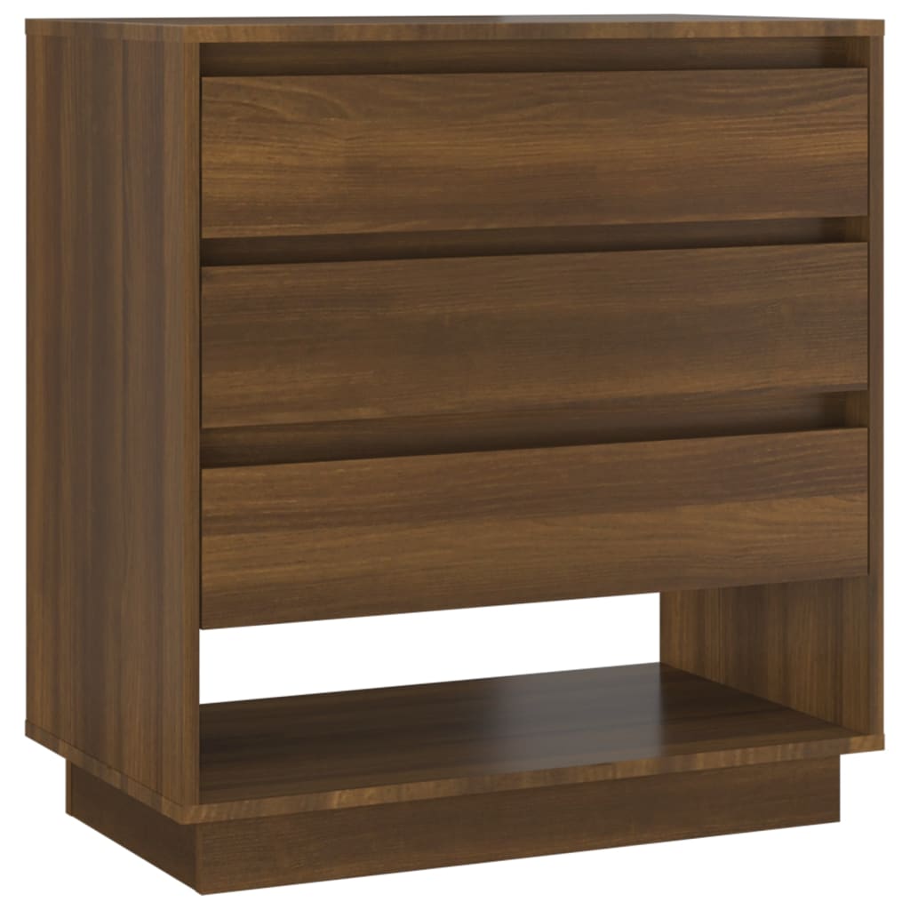 Sideboard Braun Eichen-Optik 70x41x75 cm Holzwerkstoff