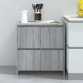 Sideboard Grau Sonoma 70x41x75 cm Holzwerkstoff