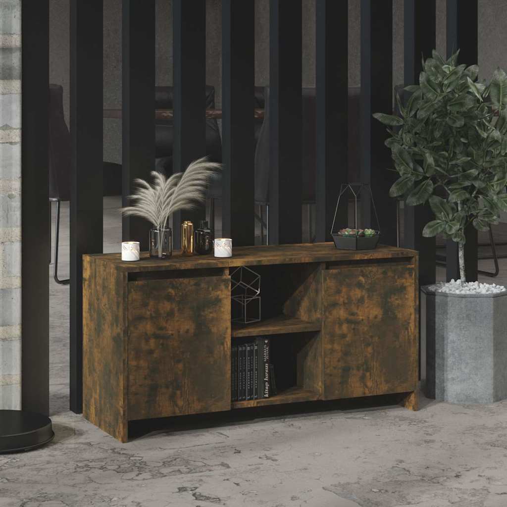TV-Schrank Räuchereiche 102x37,5x52,5 cm Holzwerkstoff