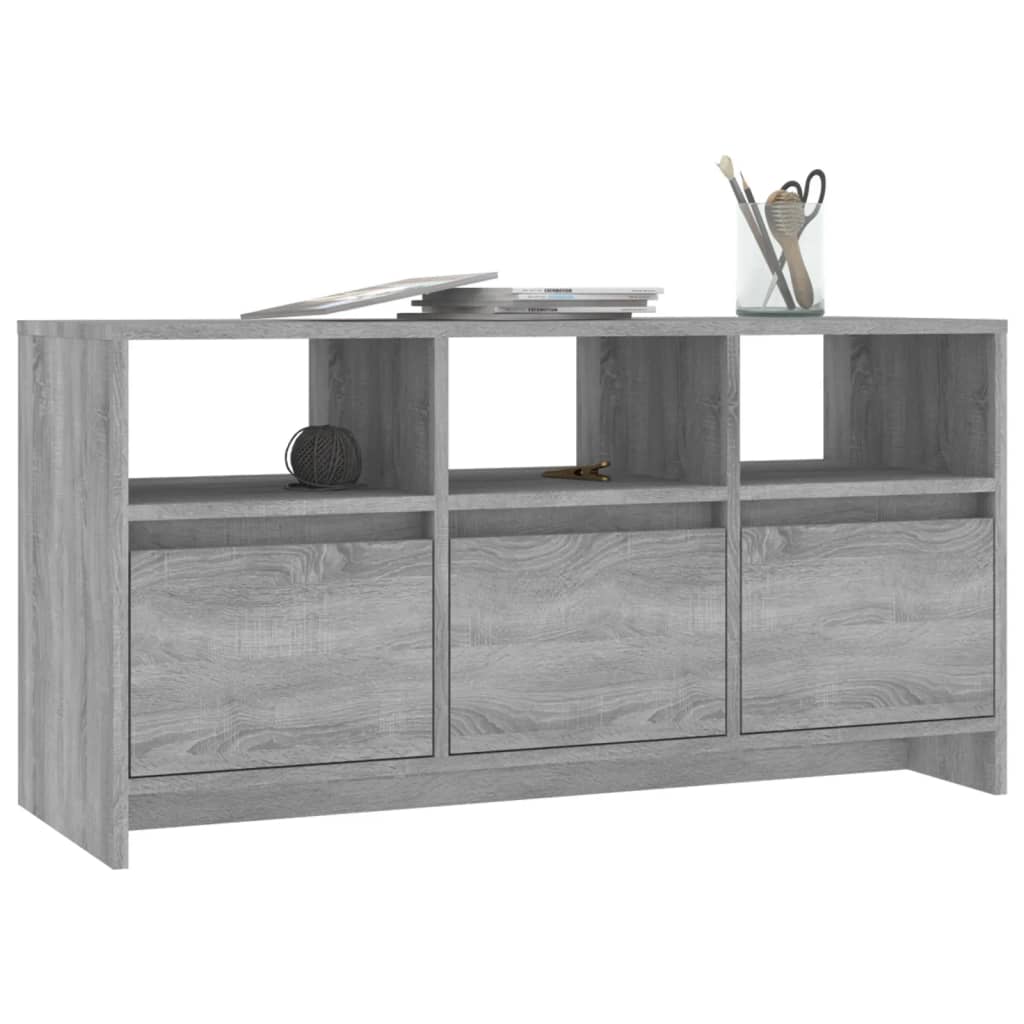 TV-Schrank Grau Sonoma 102x37,5x52,5 cm Holzwerkstoff