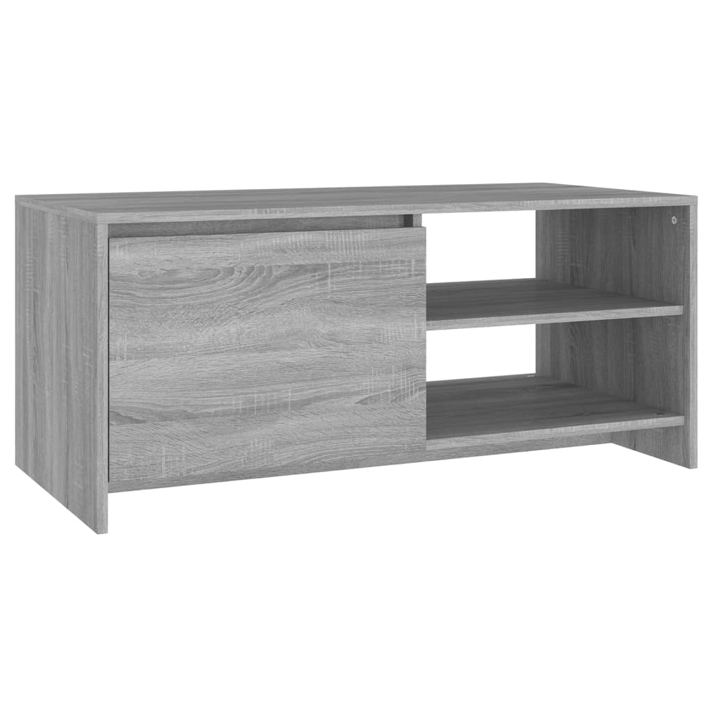 Couchtisch Grau Sonoma 102x50x45 cm Holzwerkstoff
