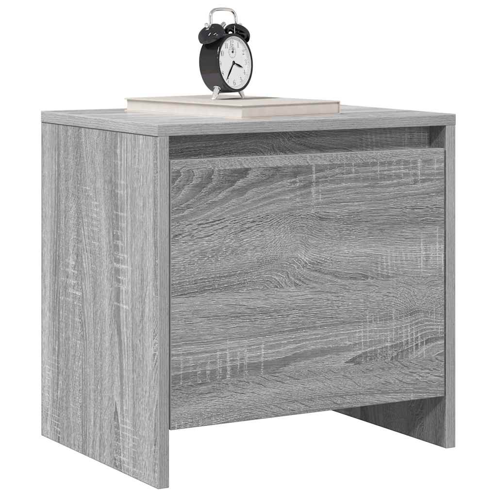 Nachttisch Grau Sonoma 45x34x44,5 cm Holzwerkstoff