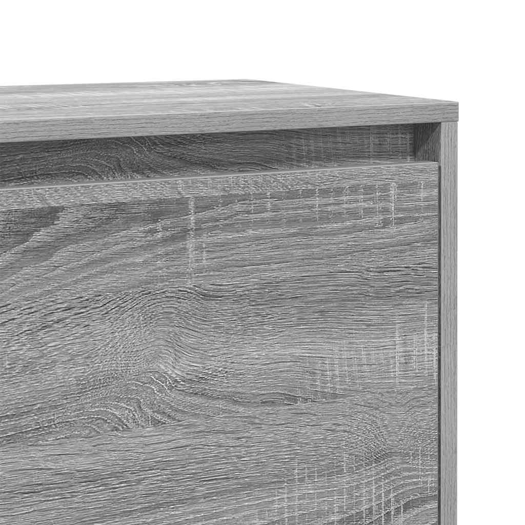 Nachttisch Grau Sonoma 45x34x44,5 cm Holzwerkstoff