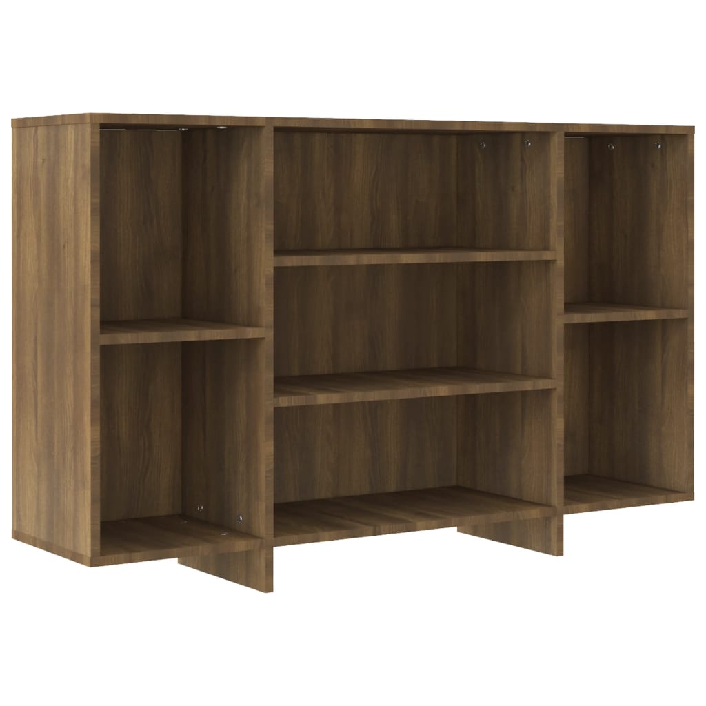 Sideboard Braun Eichen-Optik 120x30x75 cm Holzwerkstoff