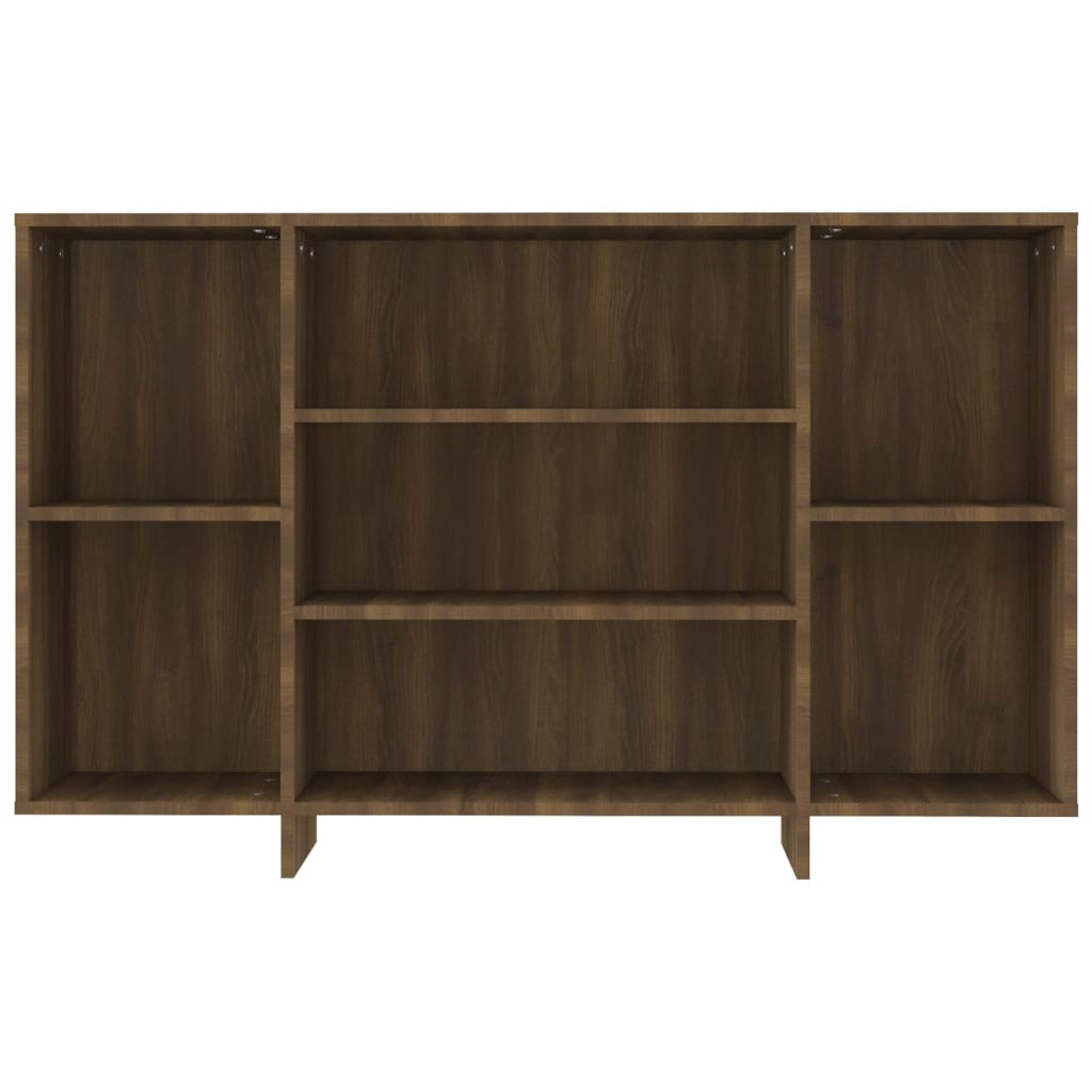Sideboard Braun Eichen-Optik 120x30x75 cm Holzwerkstoff