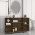 Sideboard Braun Eichen-Optik 120x30x75 cm Holzwerkstoff