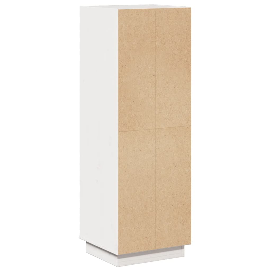Highboard Weiß 37x34x110 cm Massivholz Kiefer