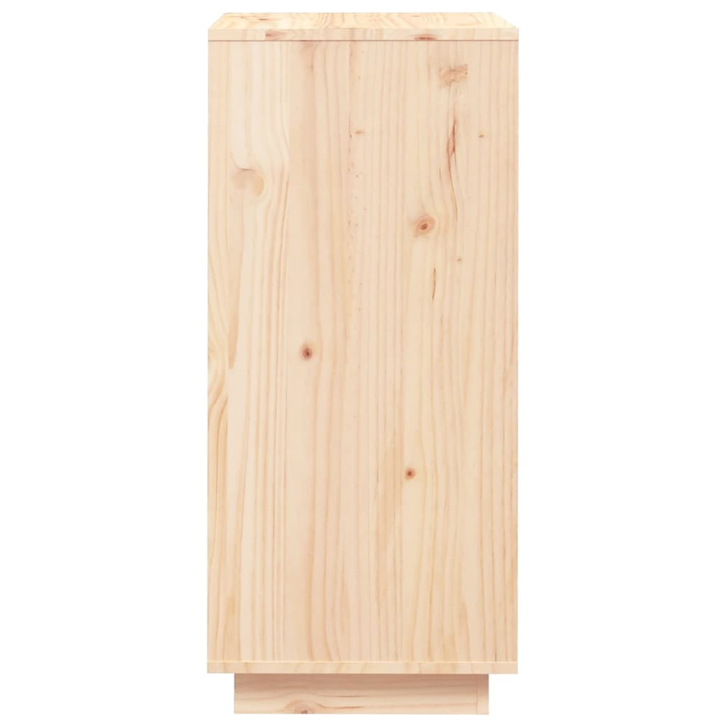 Schuhschrank 35x35x80 cm Massivholz Kiefer