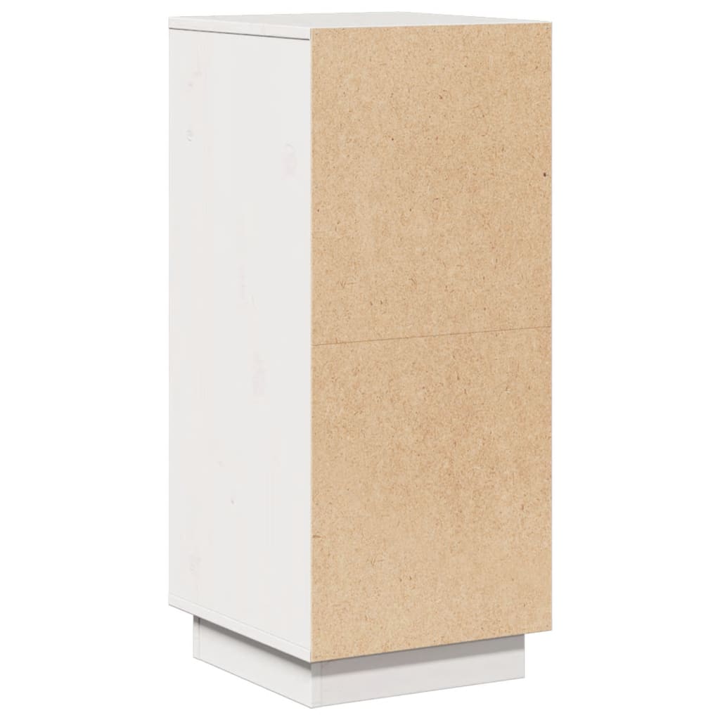 Sideboards 2 Stk. Weiß 31,5x34x75 cm Massivholz Kiefer