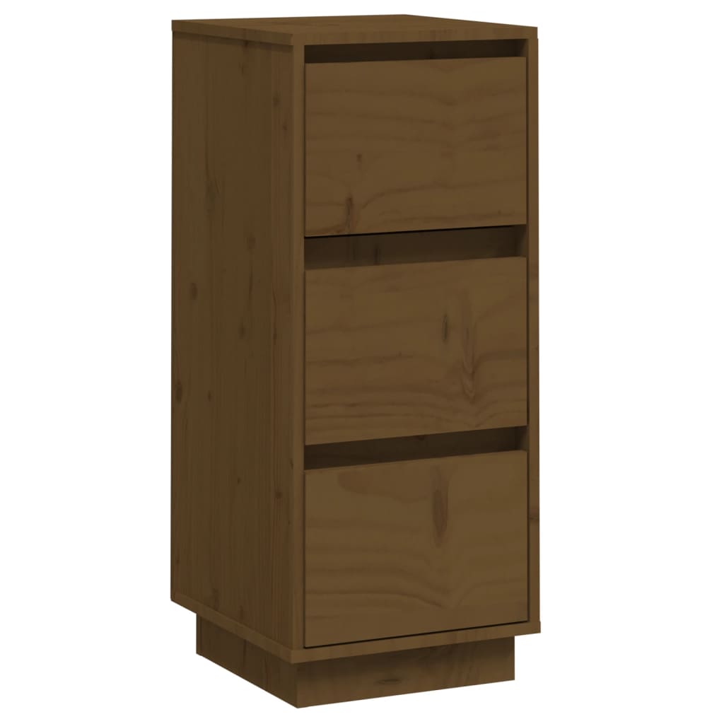 Sideboard Honigbraun 32x34x75 cm Massivholz Kiefer
