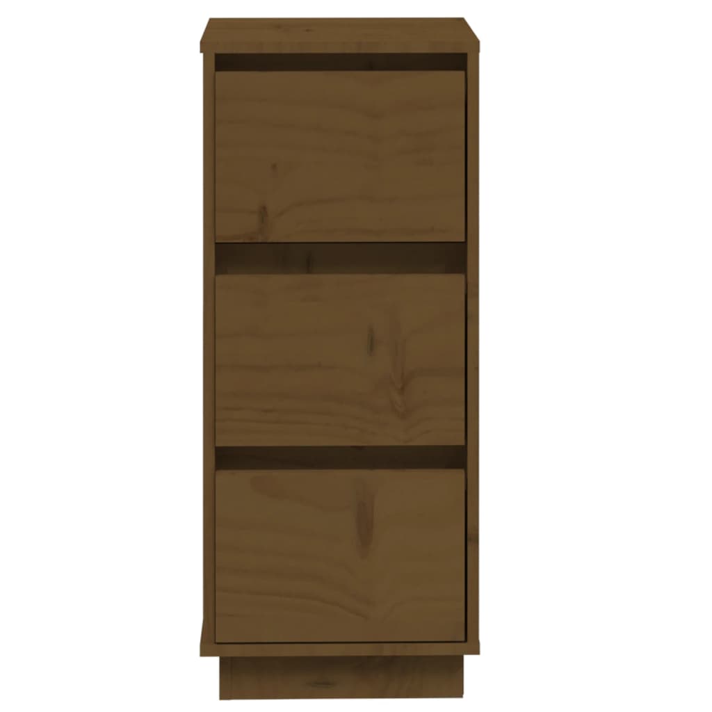 Sideboard Honigbraun 32x34x75 cm Massivholz Kiefer