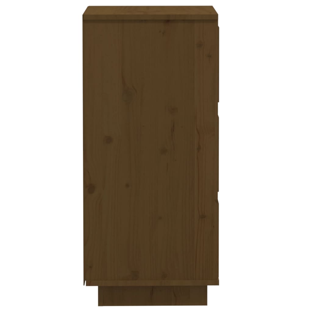 Sideboard Honigbraun 32x34x75 cm Massivholz Kiefer