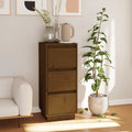 Sideboard Honigbraun 32x34x75 cm Massivholz Kiefer