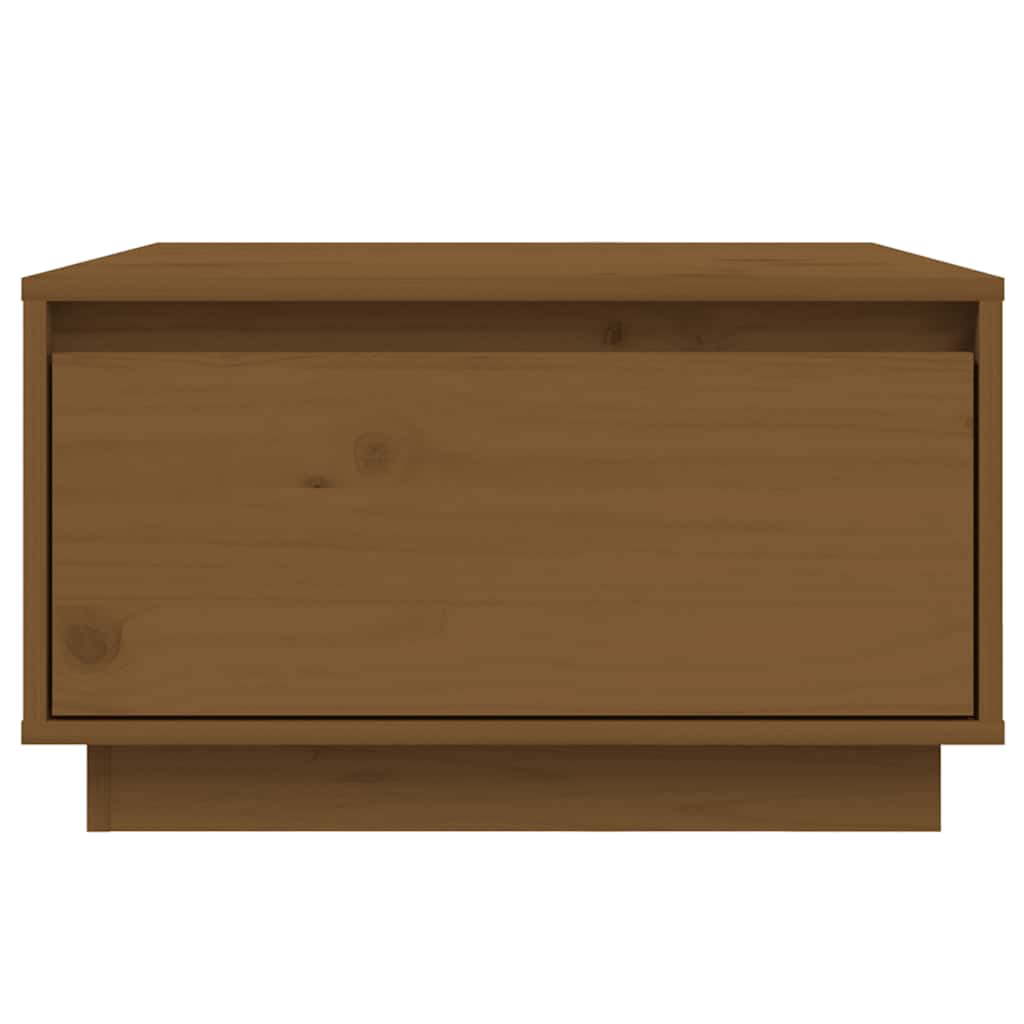 Couchtisch Honigbraun 55x56x32 cm Massivholz Kiefer