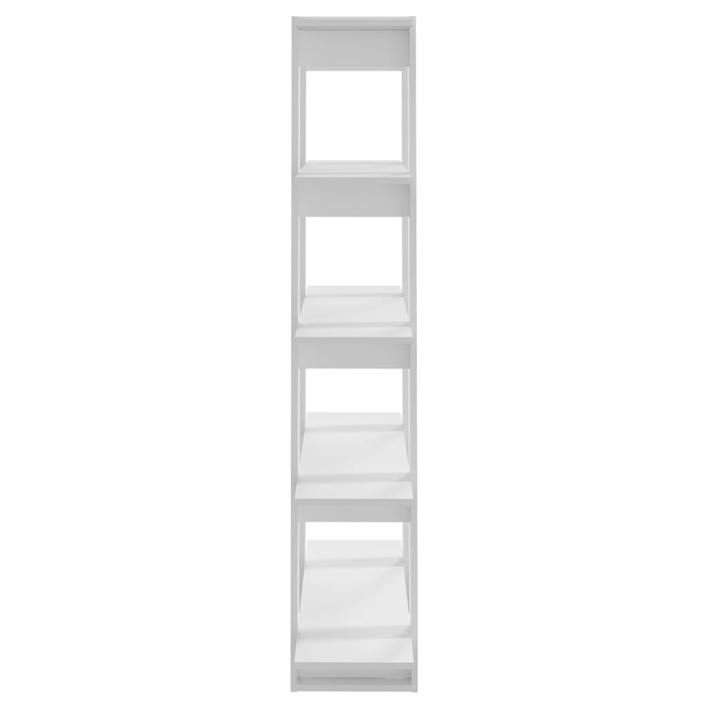 Bücherregal/Raumteiler Weiß 100×30×160 cm