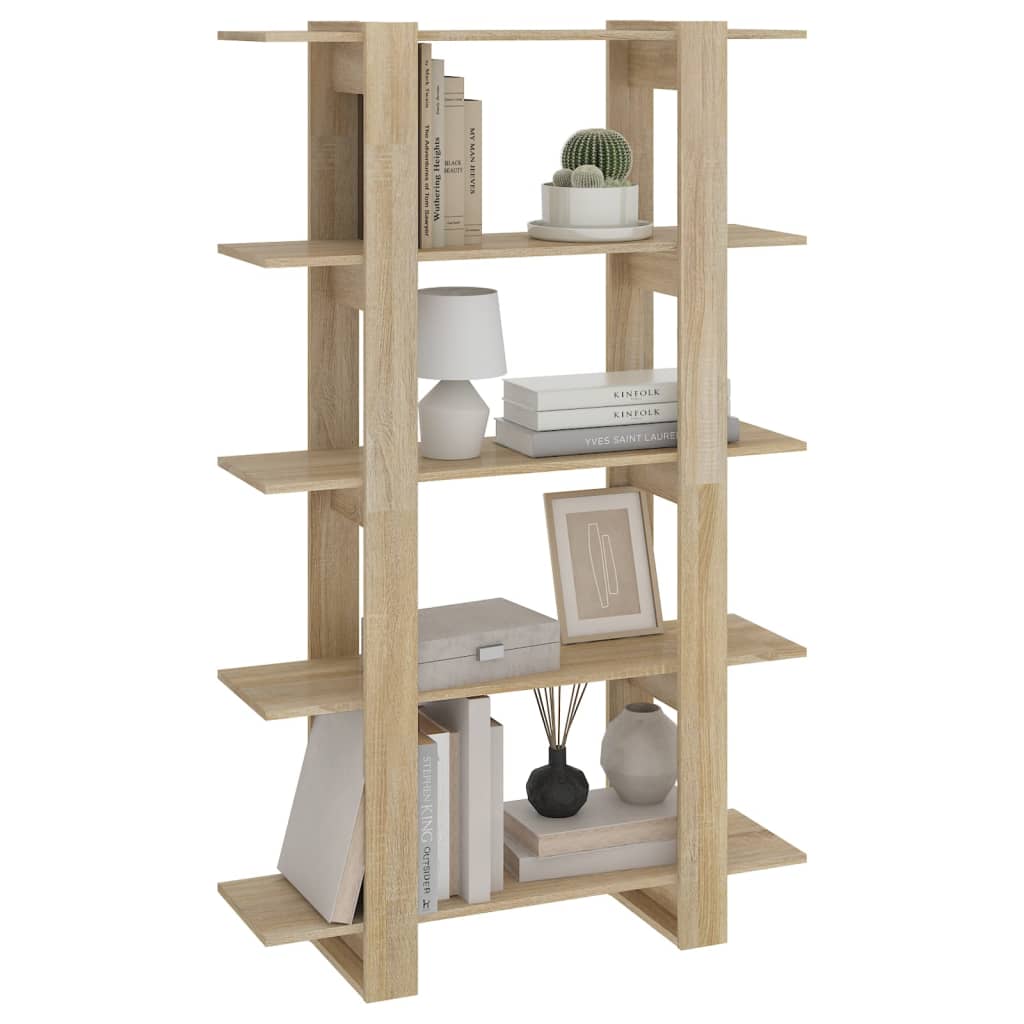 Bücherregal/Raumteiler Sonoma-Eiche 100×30×160 cm