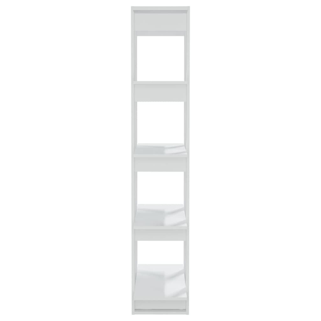 Bücherregal/Raumteiler Weiß 80x30x160 cm Holzwerkstoff