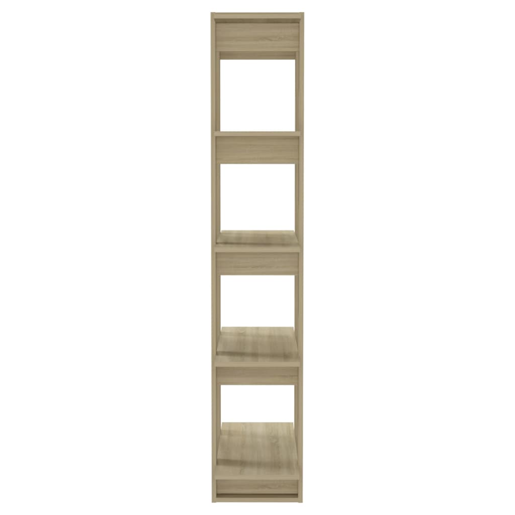 Bücherregal/Raumteiler Sonoma-Eiche 80x30x160 cm Holzwerkstoff