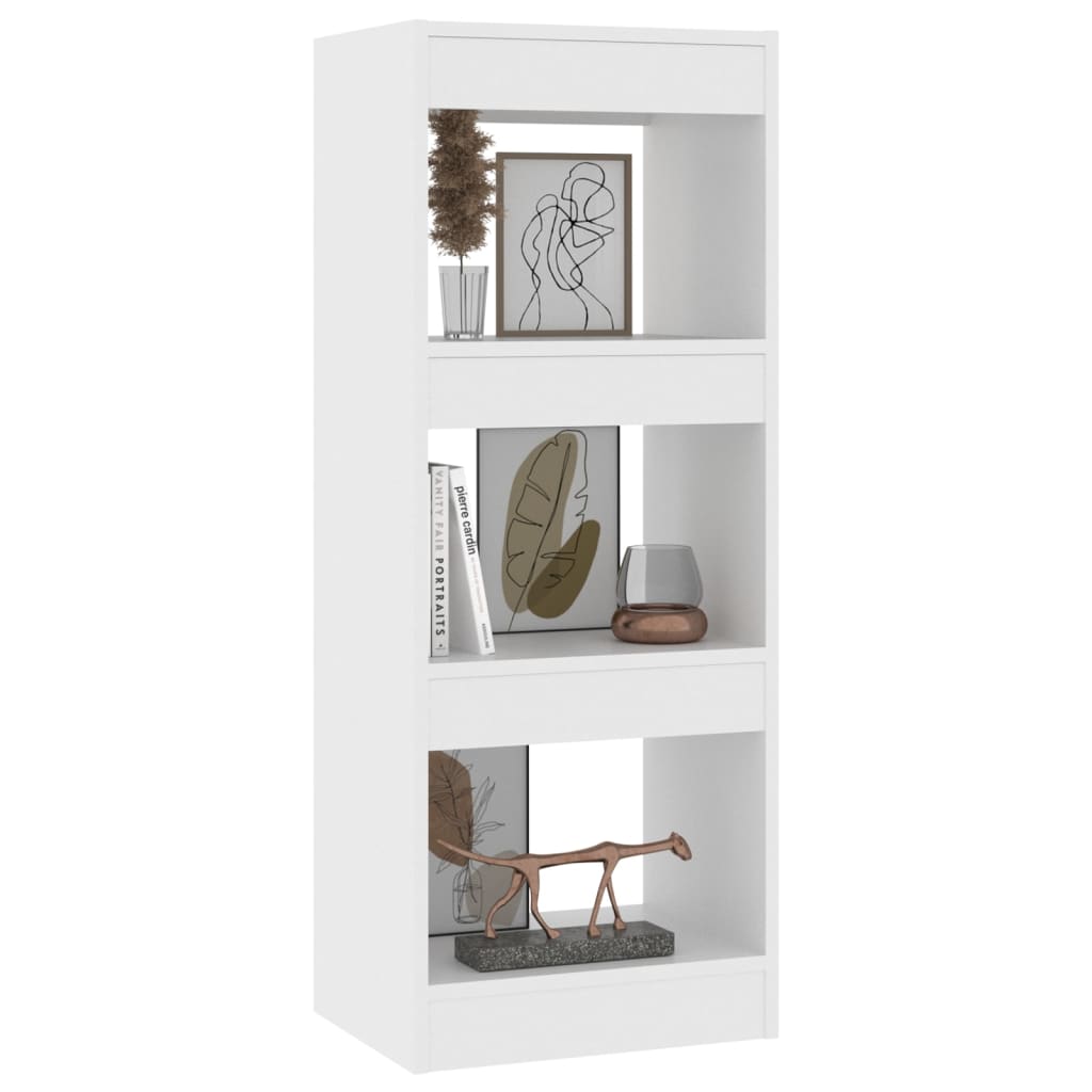 Bücherregal/Raumteiler Weiß 40x30x103 cm Holzwerkstoff