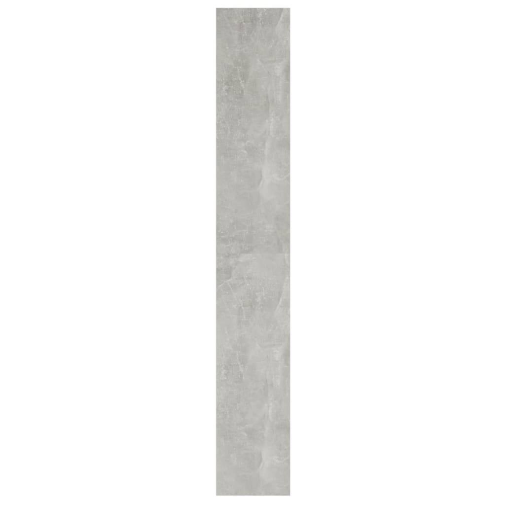 Bücherregal/Raumteiler Betongrau 40x30x198 cm