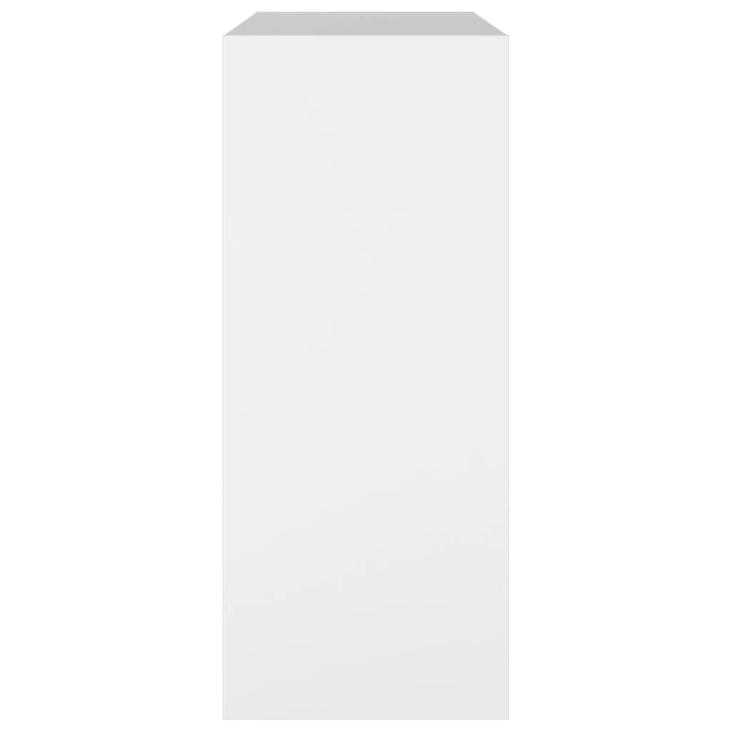 Bücherregal/Raumteiler Weiß 80x30x72 cm