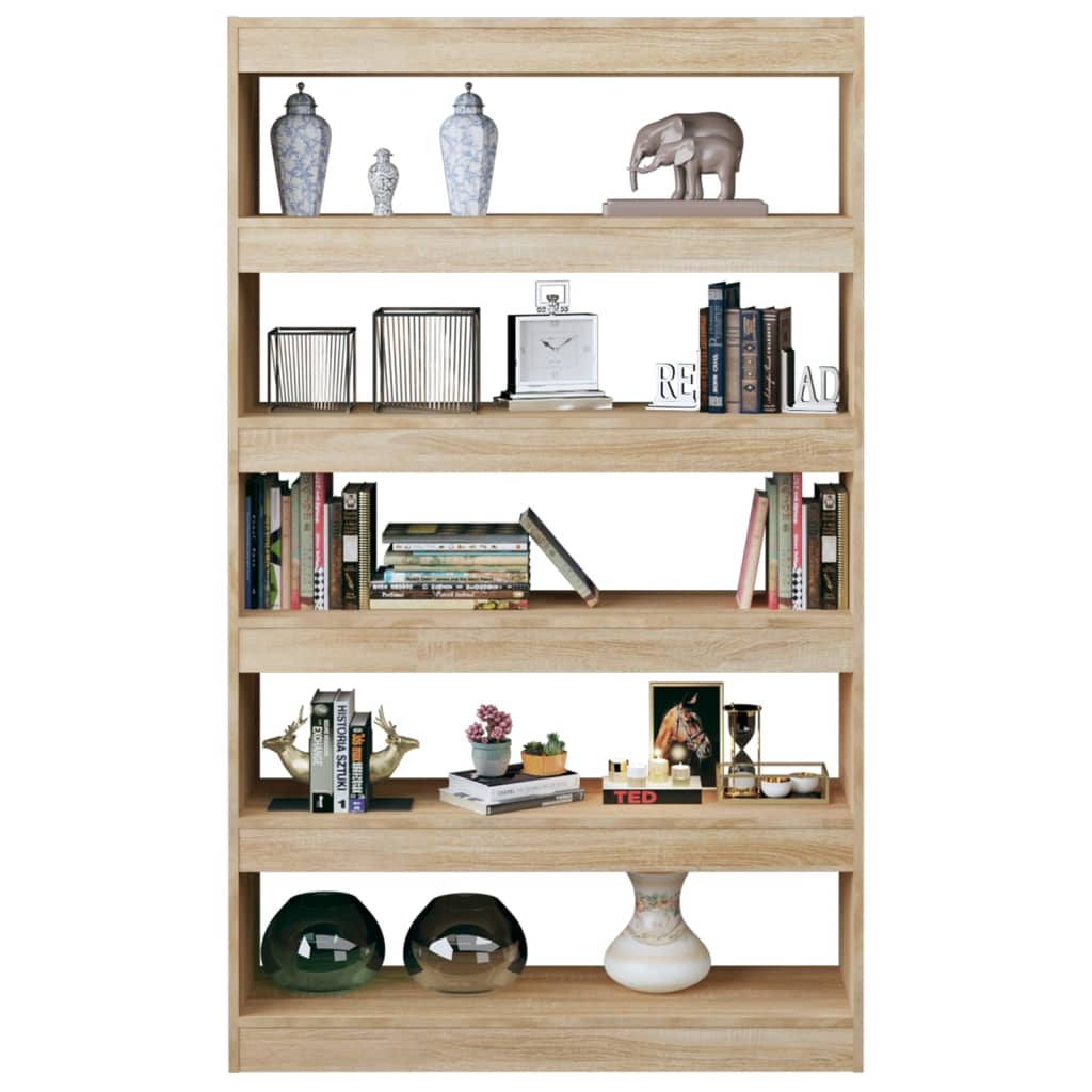 Bücherregal/Raumteiler Sonoma-Eiche 100x30x166 cm