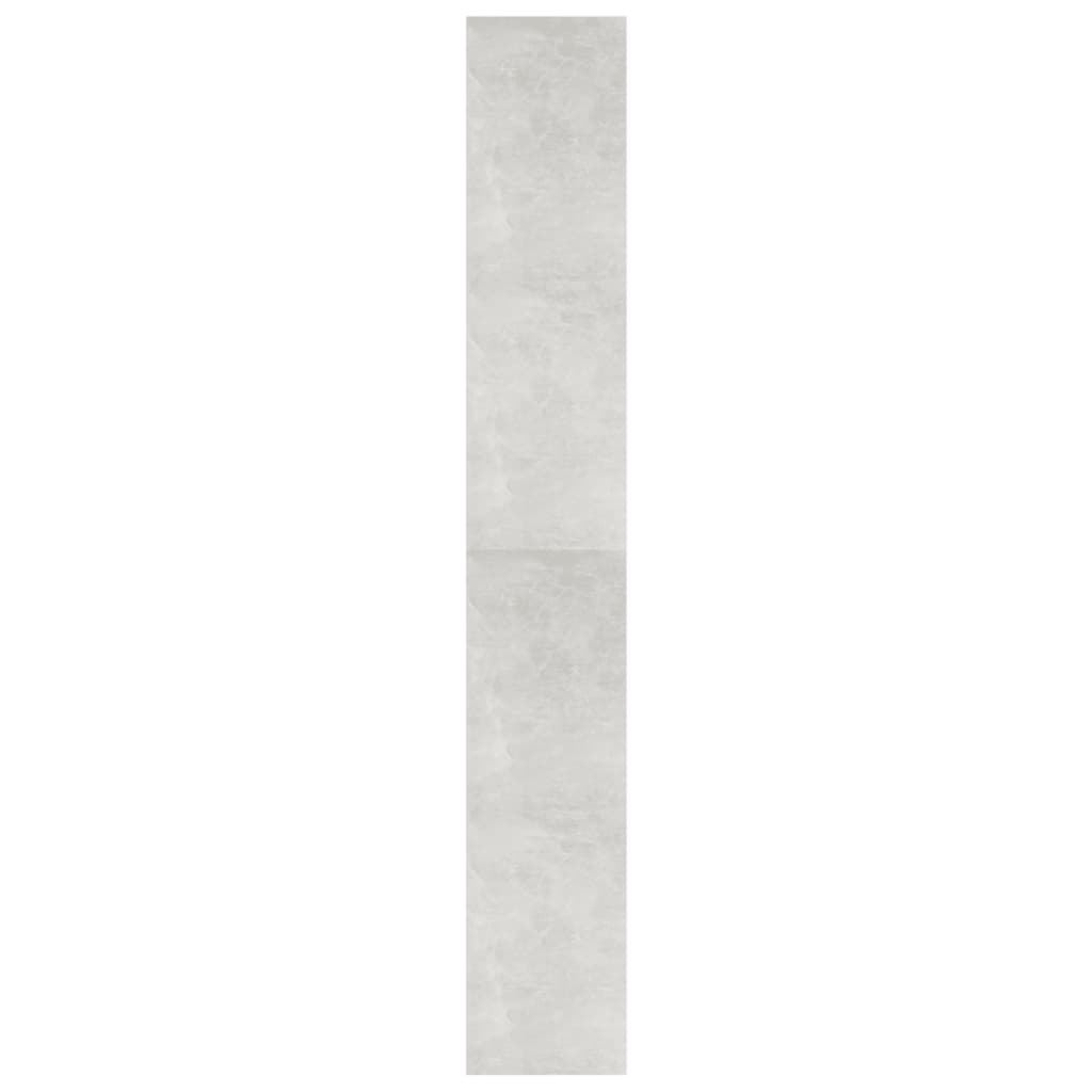 Bücherregal/Raumteiler Betongrau 100x30x198 cm Holzwerkstoff