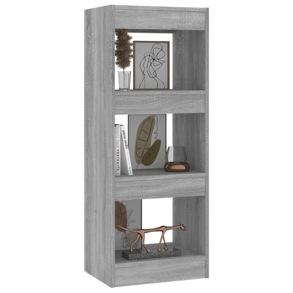 Bücherregal/Raumteiler Grau Sonoma 40x30x103 cm Holzwerkstoff
