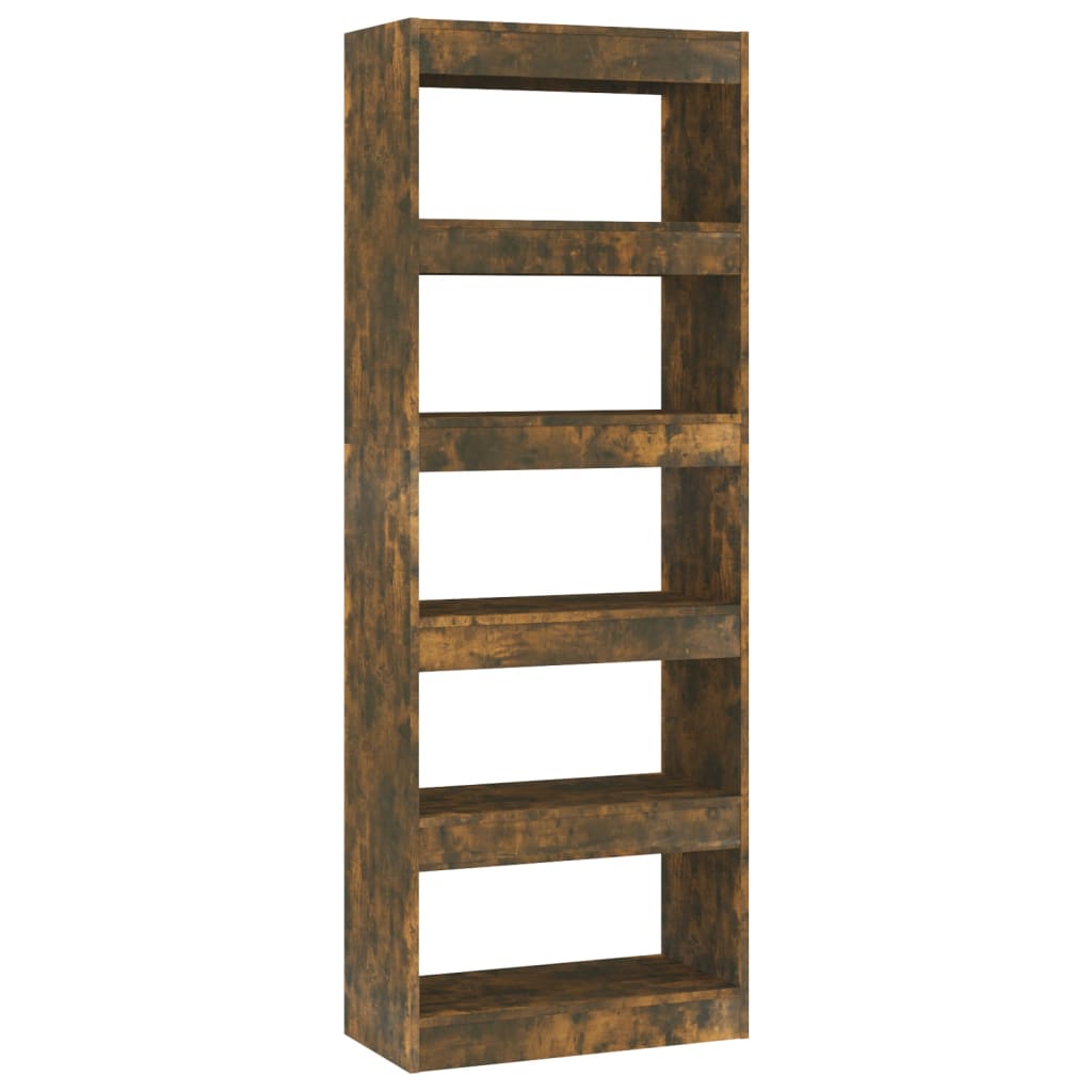 Bücherregal/Raumteiler Räuchereiche 60x30x135 cm Holzwerkstoff