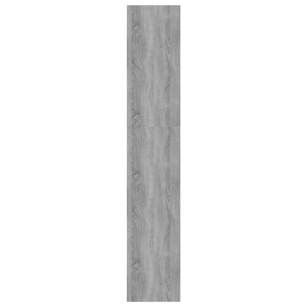 Bücherregal/Raumteiler Grau Sonoma 80x30x166 cm Holzwerkstoff