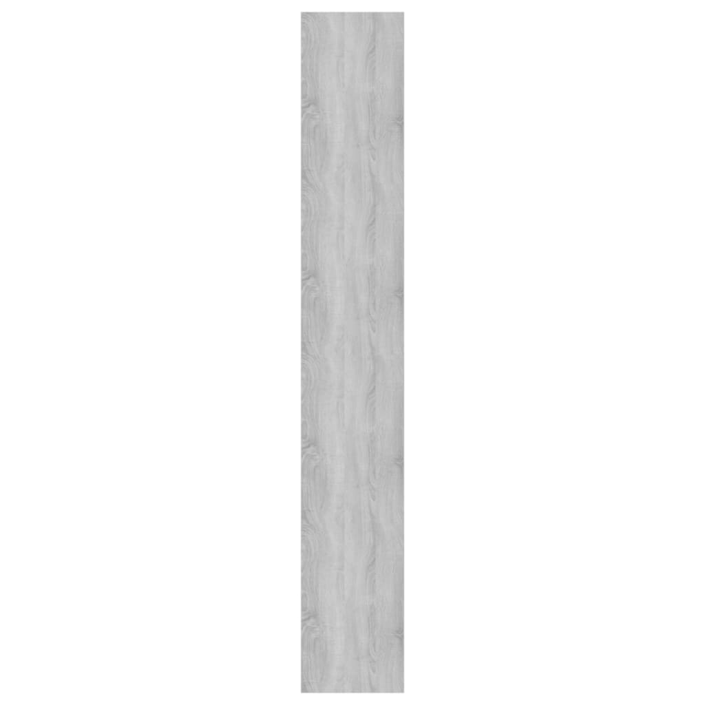 Bücherregal/Raumteiler Grau Sonoma 100x30x198 cm Holzwerkstoff