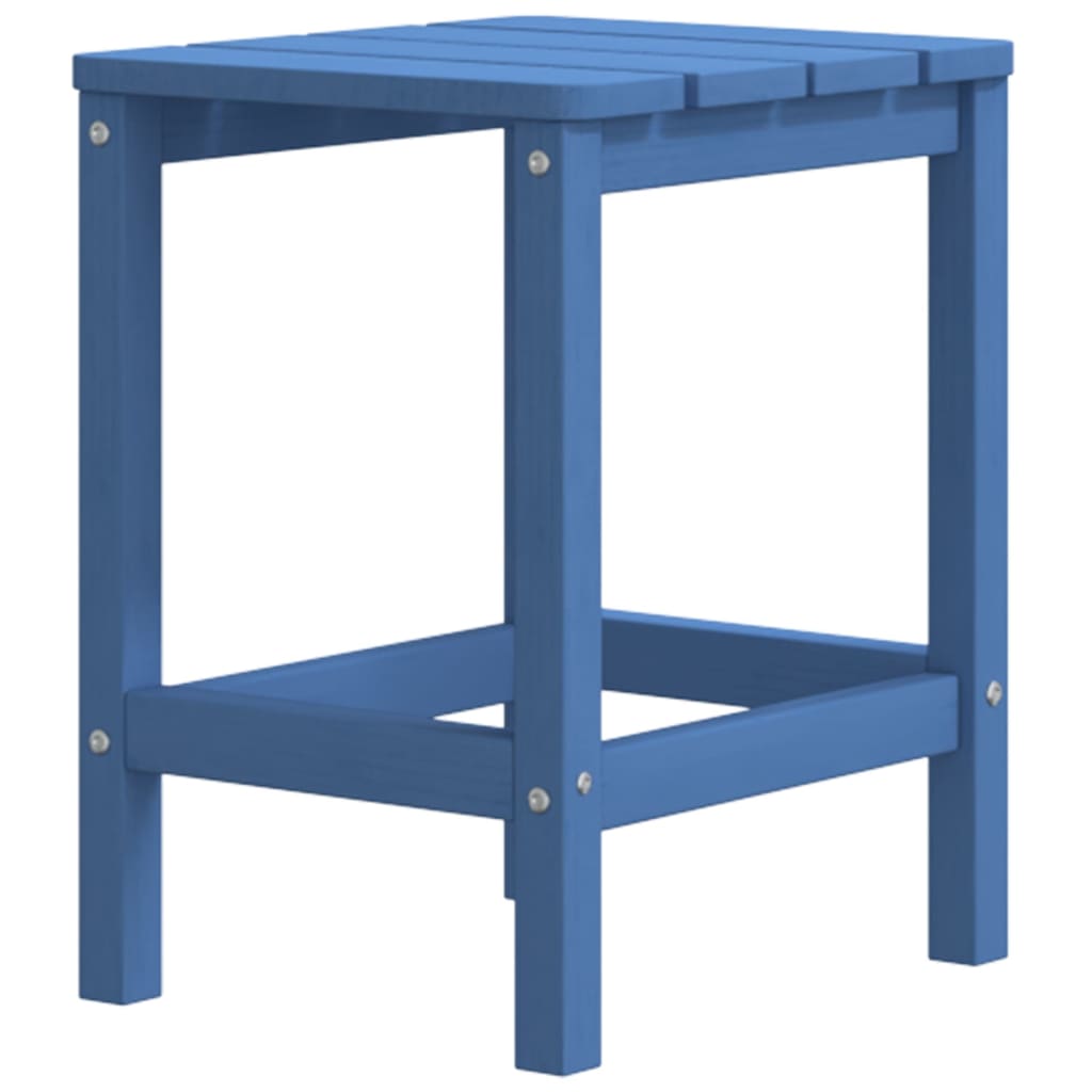 Adirondack-Gartenstuhl mit Tisch HDPE Aquamarin