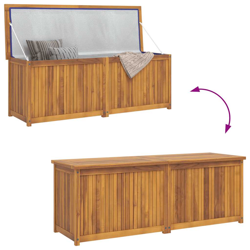Gartenbox 150x50x55 cm Massivholz Teak