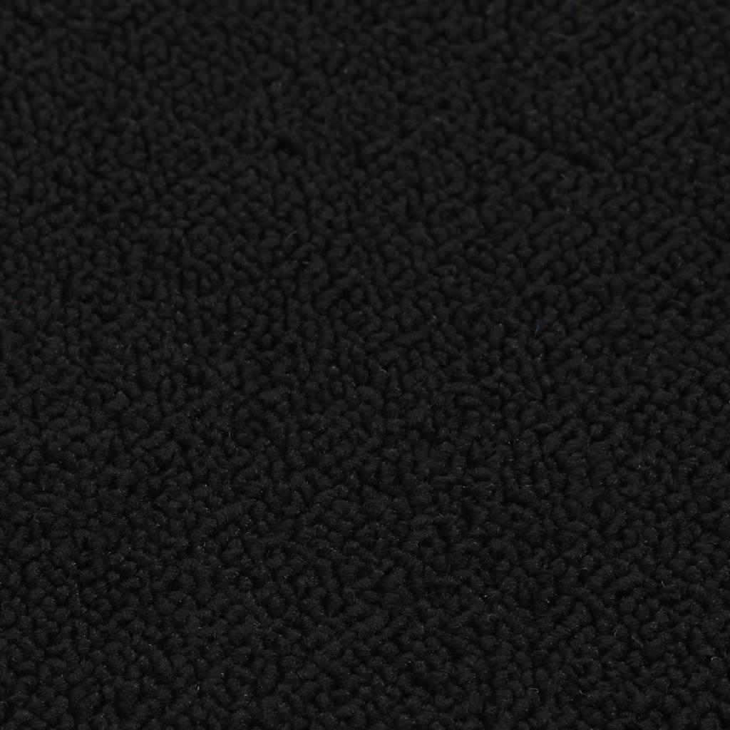 Antirutsch Stufenmatten 15 Stk. 75x20 cm Schwarz Rechteckig