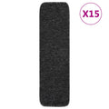 Antirutsch Stufenmatten 15 Stk. 75x20 cm Anthrazit Rechteckig