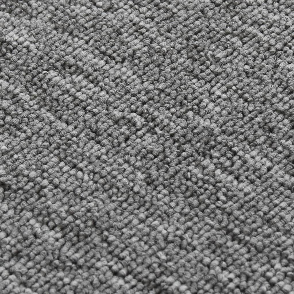 Antirutsch Stufenmatten 15 Stk. 60x25 cm Grau Rechteckig