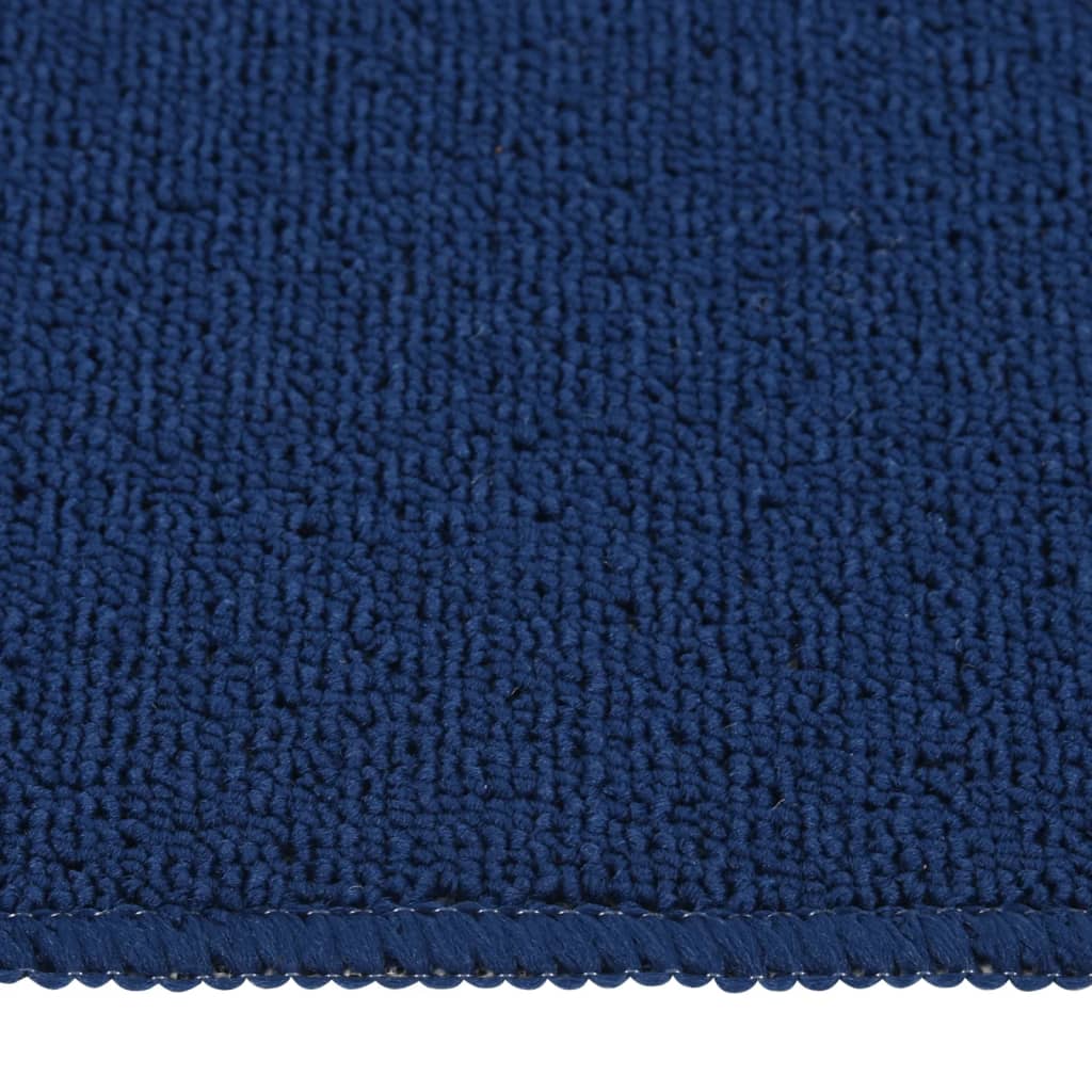 Antirutsch Stufenmatten 15 Stk. 75x20 cm Marineblau Rechteckig