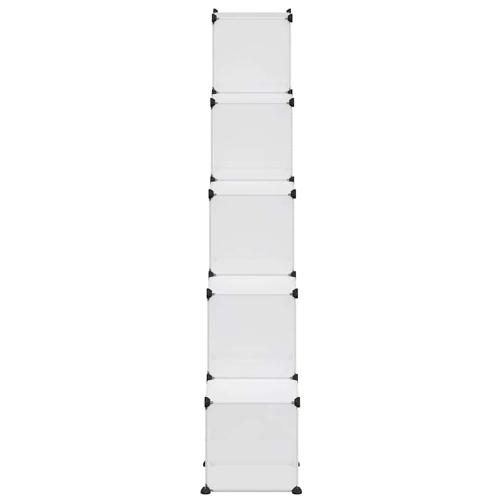 Regalsystem mit 15 Würfeln Transparent PP