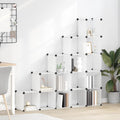 Regalsystem mit 15 Würfeln Transparent PP