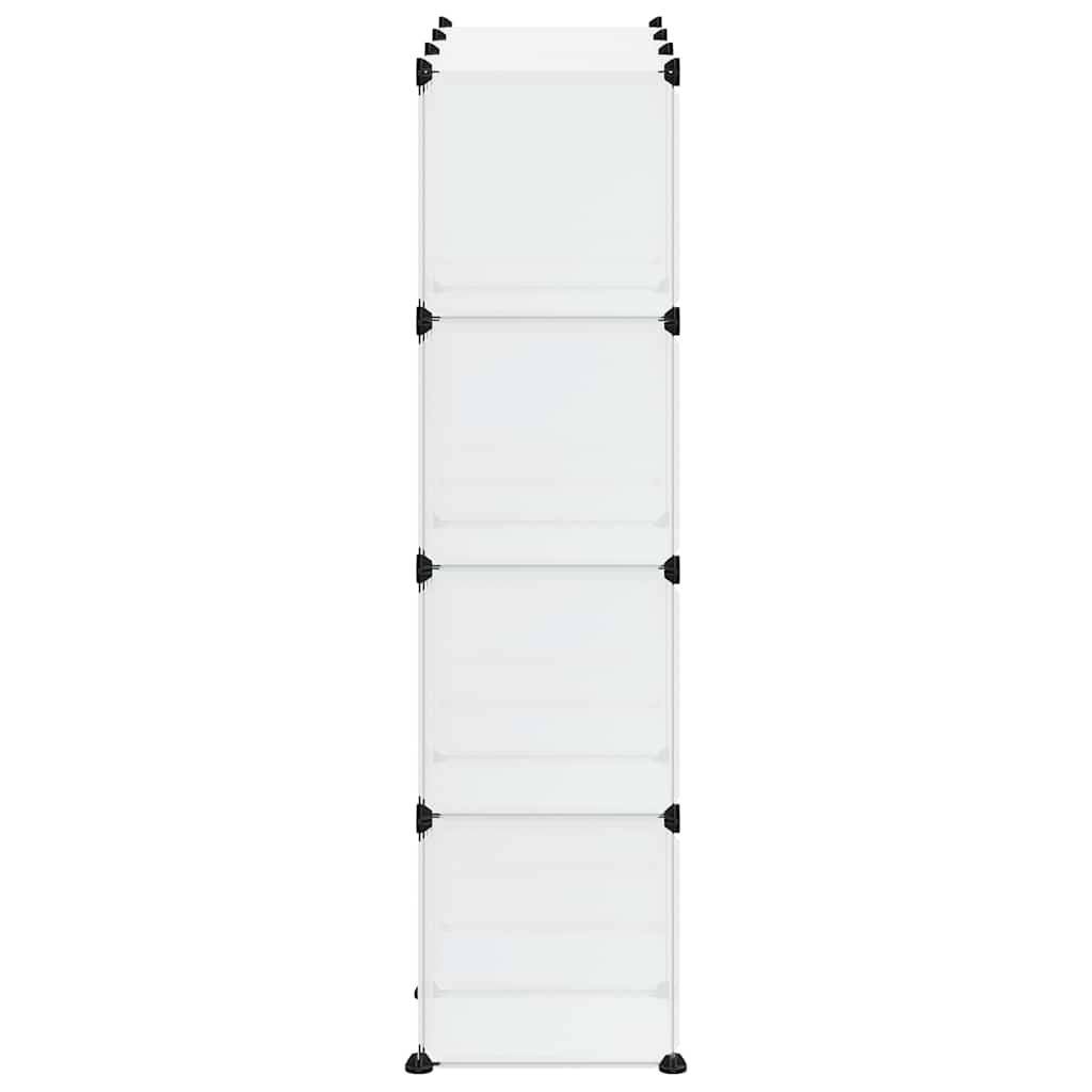 Regalsystem mit 12 Würfeln Transparent PP