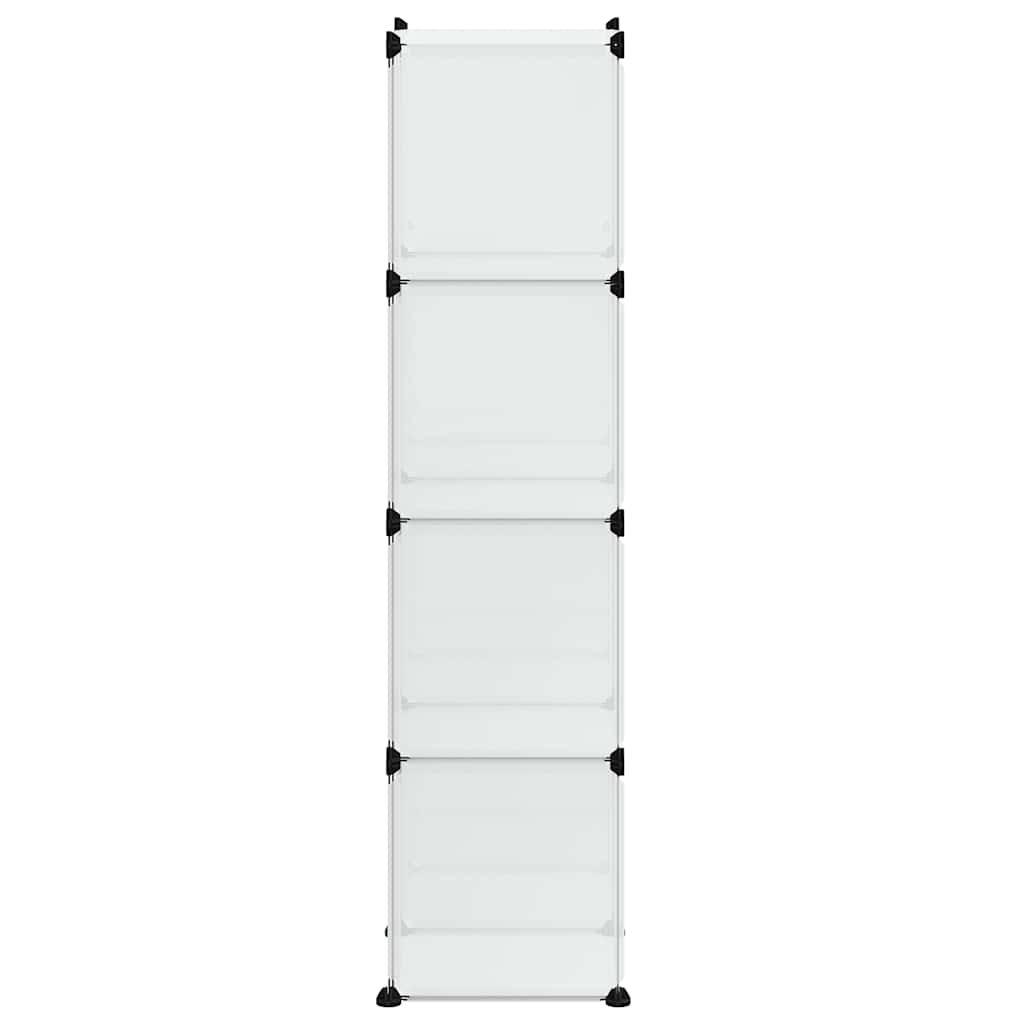Regalsystem mit 9 Würfeln Transparent PP