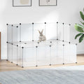 Kleintierkäfig Transparent 143x107x93 cm PP und Stahl