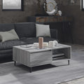 Couchtisch Grau Sonoma 90x60x35 cm Holzwerkstoff