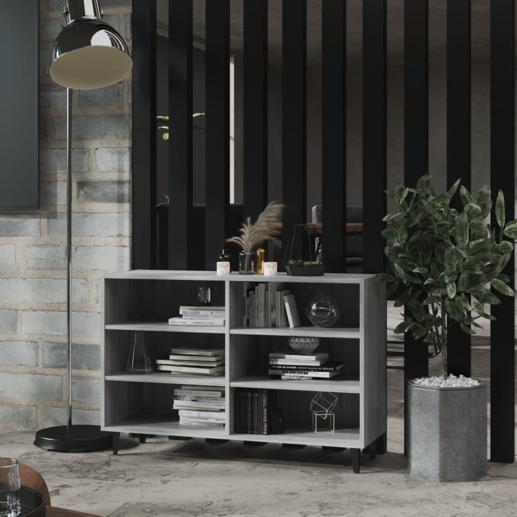 Sideboard Grau Sonoma 103,5x35x70 cm Holzwerkstoff