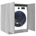 Waschmaschinenschrank Grau Sonoma 71x71,5x91,5 cm