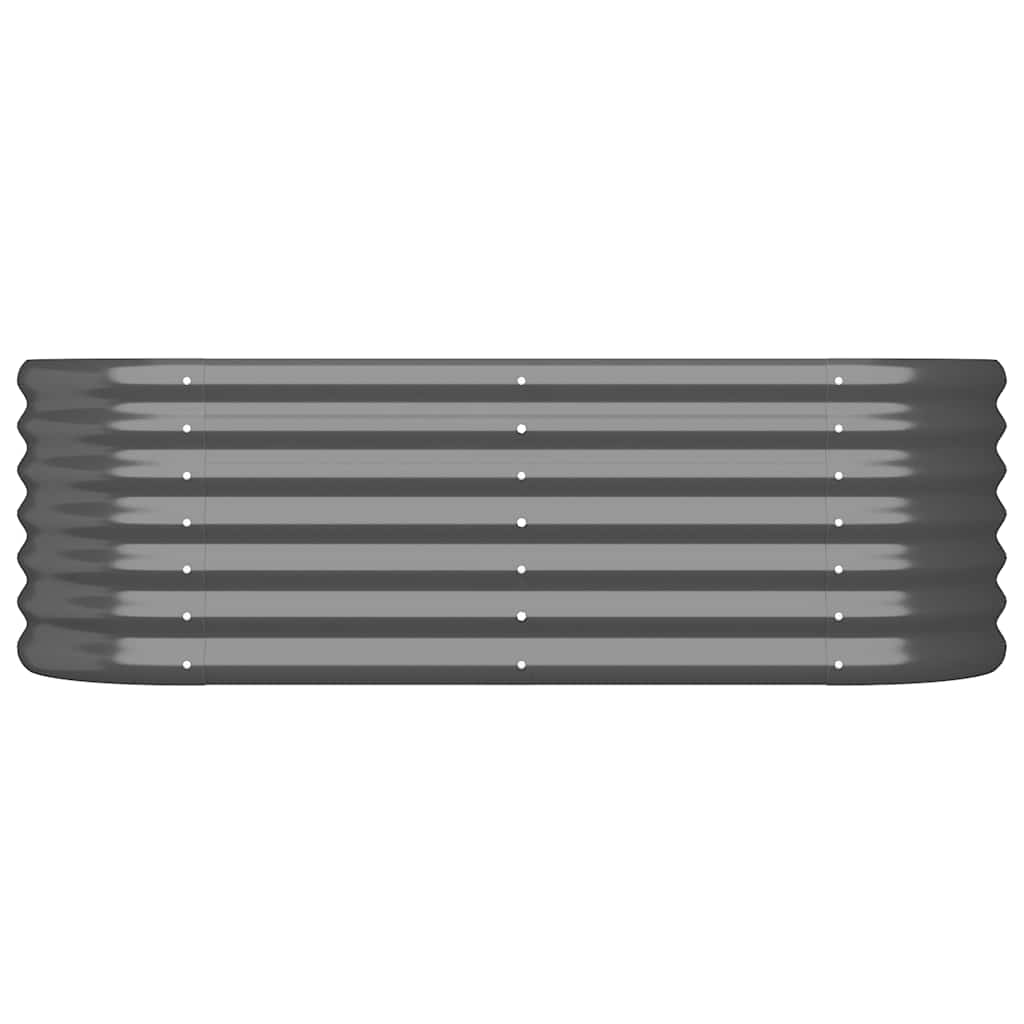 Hochbeet Verzinkter Stahl 114x40x36 cm Anthrazit