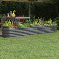 Hochbeet Verzinkter Stahl 260x40x36 cm Anthrazit