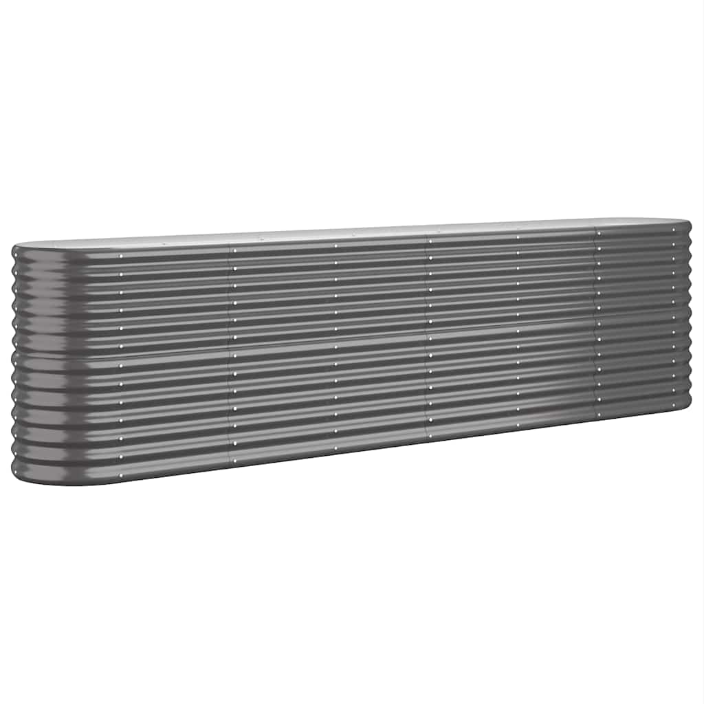 Hochbeet Verzinkter Stahl 260x40x68 cm Anthrazit