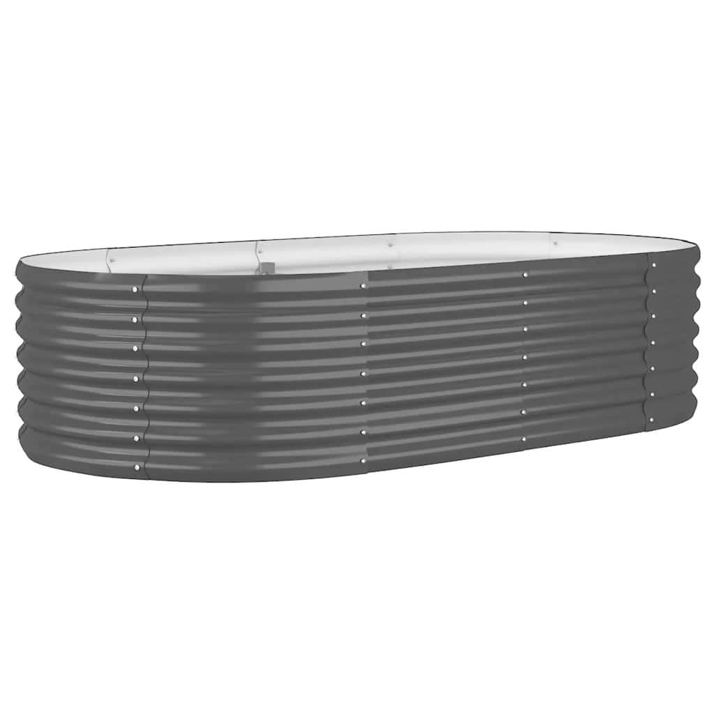 Hochbeet Verzinkter Stahl 152x80x36 cm Anthrazit